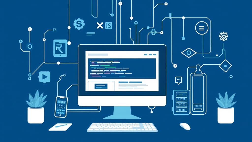 Professional technical illustration of next.js 15.10: enhanced static site generation with dynamic content modern developer a