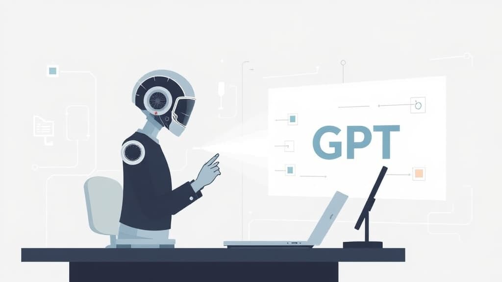 Professional technical illustration of ai ethics with gpt-5: addressing bias and fairness modern developer aesthetic clean mi