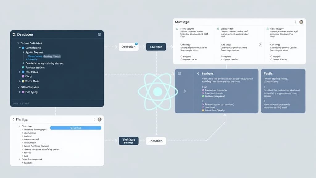 Development workflow for react 19.2: introduction of server components in static site generation technical diagram style mode