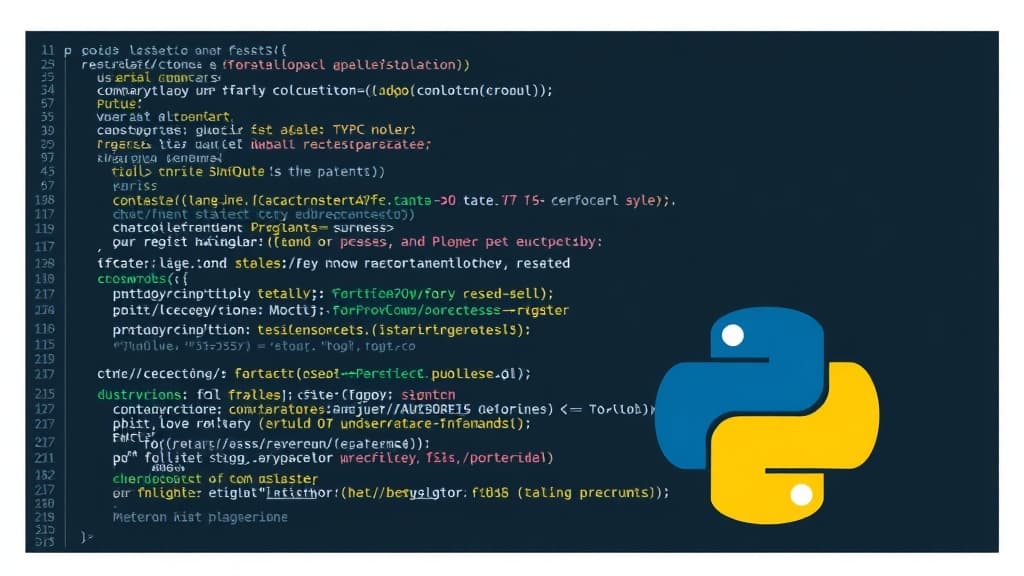 Professional technical illustration of python 3.14: enhanced type hinting for cleaner code modern developer aesthetic clean m