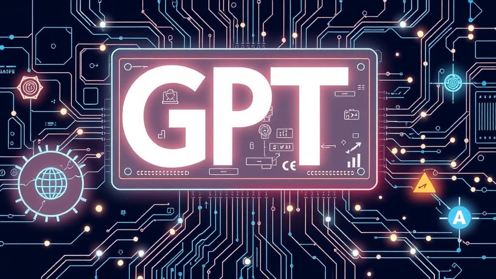 Professional technical illustration of gpt-5.2: advanced contextual awareness for interactive applications modern developer a