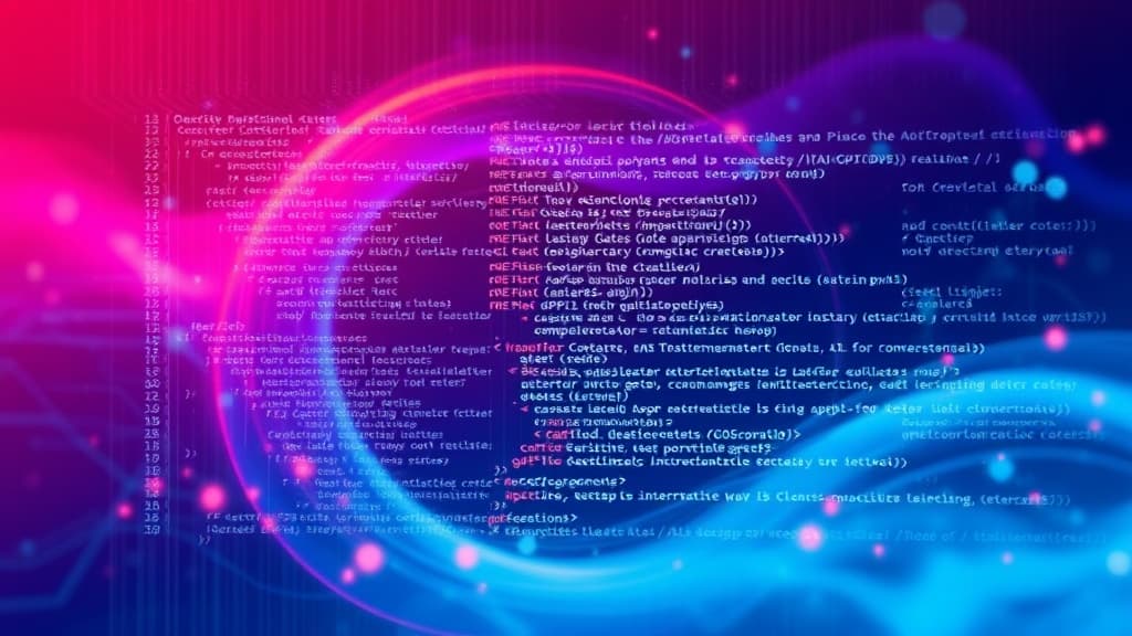 Abstract visualization of gpt-5.2: advanced contextual awareness for interactive applications code elements programming conce